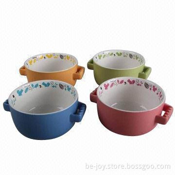 Ceramic Bowls with Handle